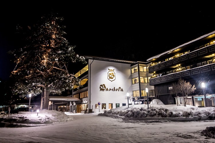 Exterior of Bardøla Hotel.